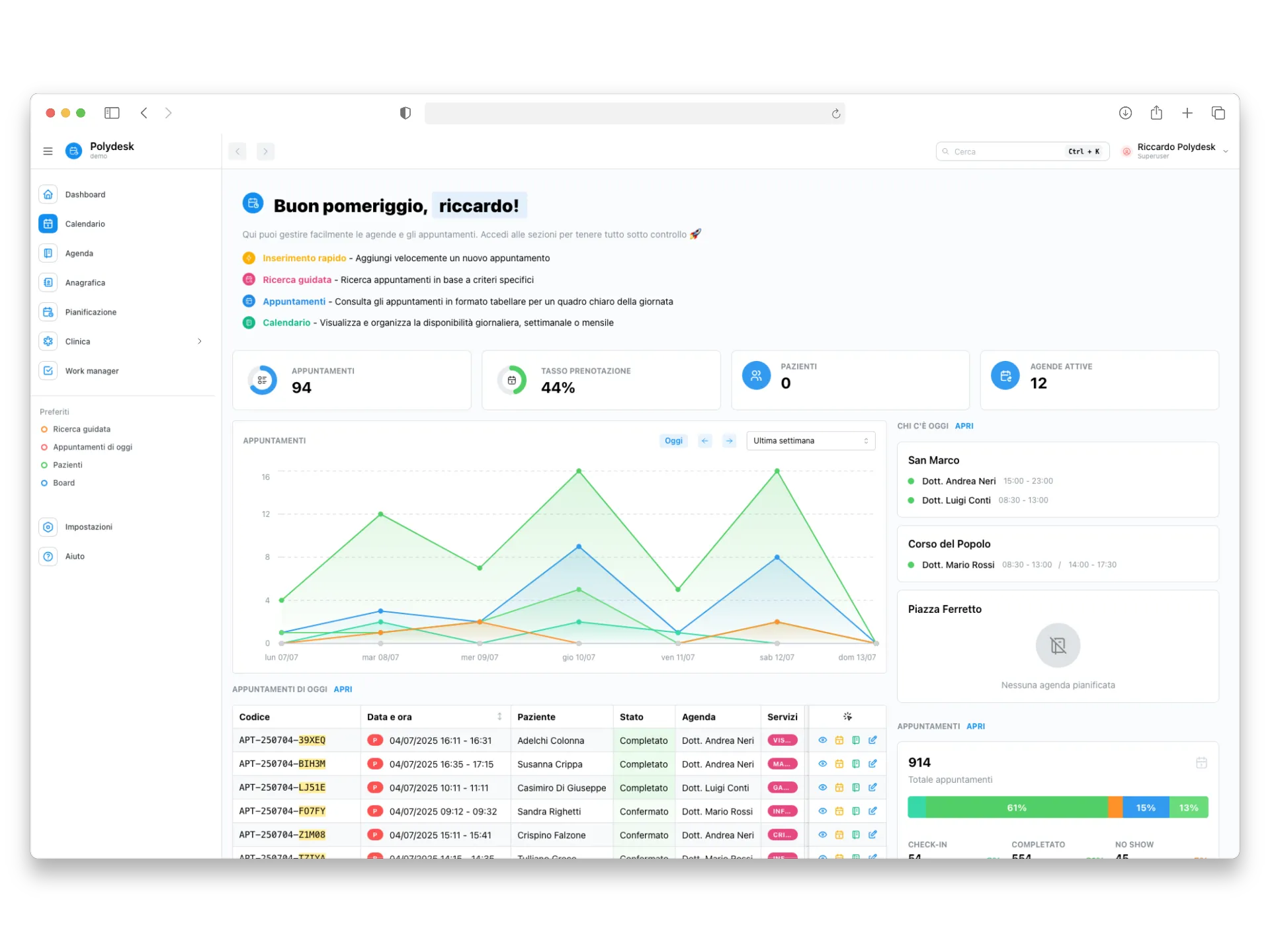 Polydesk Calendar Screenshot